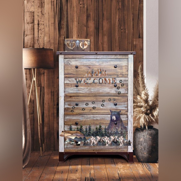 Redesign with Prima Decor Transfer ~ CABIN GETAWAY ~ 24” x 35” - Picture 4 of 4